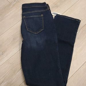NWT Old Navy women size 0 dark wash skinny jeans